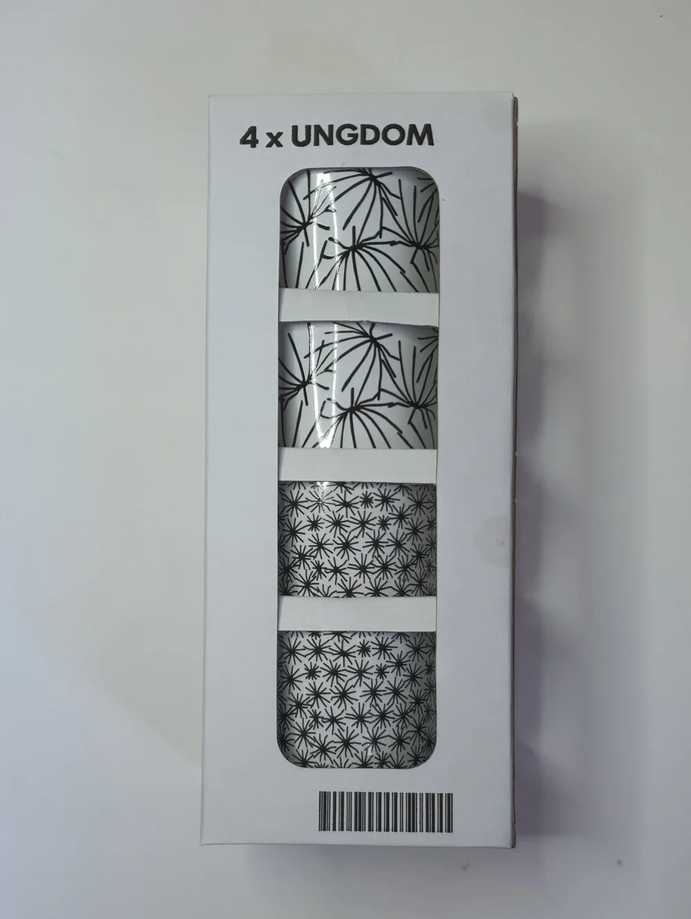 Ikea Ungdom Cups / Mugs Set of 4 + Free Gift